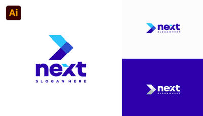 Logotipo de tecnologia next