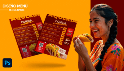 Plantilla de menú negocio para taqueria