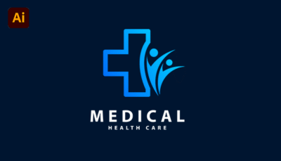 Logotipo de clinica de medicina kids