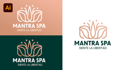 Logotipo de especialista en masajes