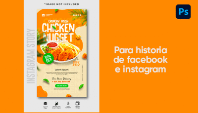 Plantilla de historias para venta de comida