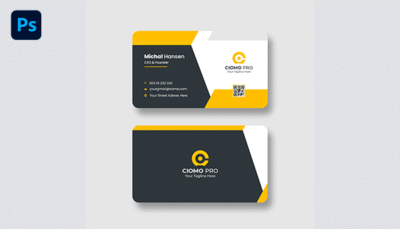 Plantilla de tarjeta de visita para empresa