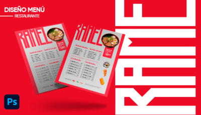 Plantilla de menú de comida japonesa